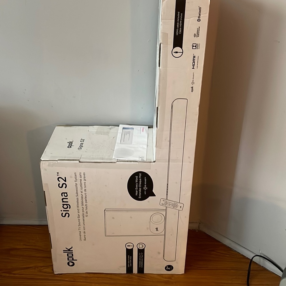 Polk Audio Polk Audio Ultra-Slim Soundbar with Wireless- Black